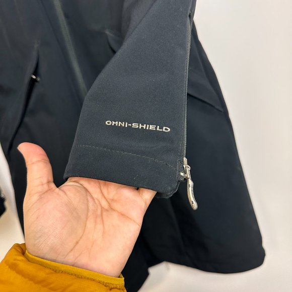 COLUMBIA WOMEN'S BLACK LONG LINE JACKET COAT - Picture 4 of 13